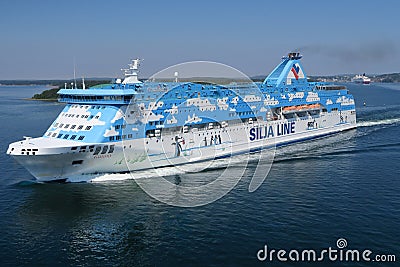 Tallink Silja cruiseship galaxy Editorial Stock Photo