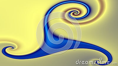 Running wild fractal style Stock Photo