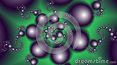 Another sphere spiral thingy Stock Photo