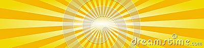 Sun Beam or Solar vector symbol. Vector Illustration