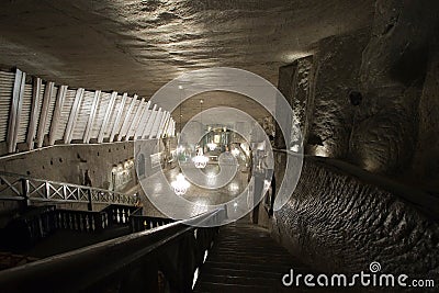 Wieliczka salt mine Editorial Stock Photo