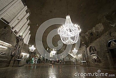 Wieliczka salt mine Editorial Stock Photo