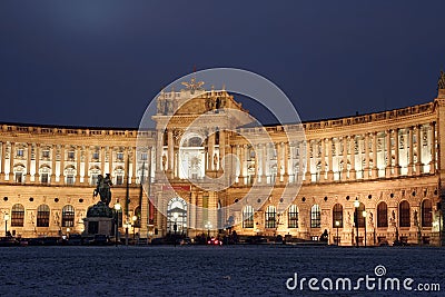 Wienna National library Stock Photo