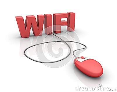 Wifi Cartoon Illustration