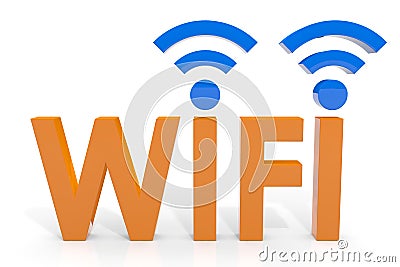 Wifi concept. Stock Photo