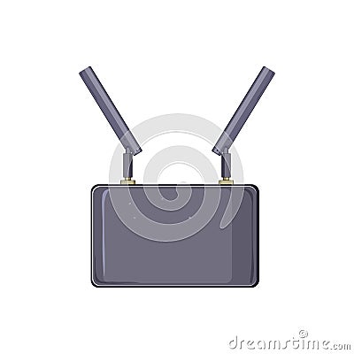 wifi 5g modem cartoon vector illustration Vector Illustration