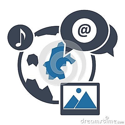 Wifi internet Glyph Isolated Vector icon which can easily modify or edit Vector Illustration