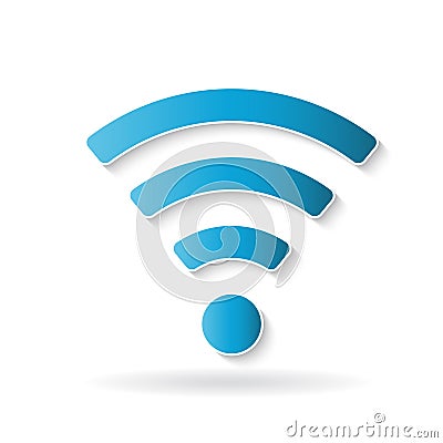 WiFi Network Signal Illustration Vector Illustration