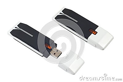 WiFi network USB adapter Stock Photo