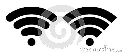 Wifi outline icon Vector Illustration