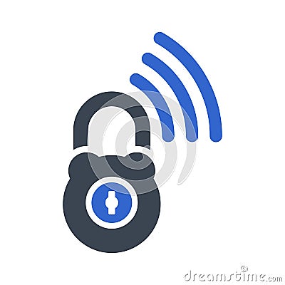 WiFi Security icon Vector Illustration