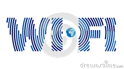 Wifi sign concept Vector Illustration