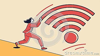 WiFi symbol, wireless internet and network access vector design Generative AI Vector Illustration