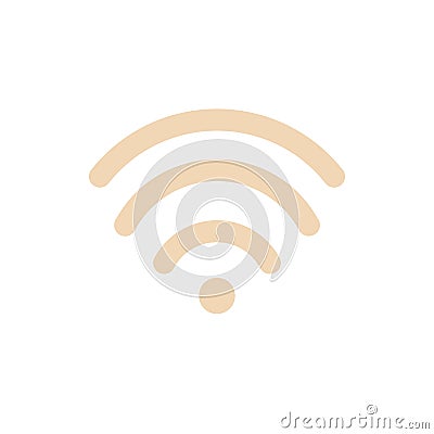 Wifi wireless internet signal symbol vector illustration Vector Illustration