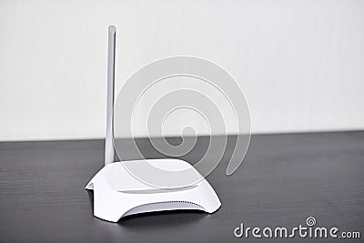 WiFi wireless router, copy space Stock Photo