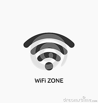 Wifi zone icon Vector Illustration