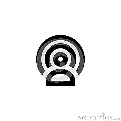 Wifi zone icon. Wireless connection sign Vector Illustration