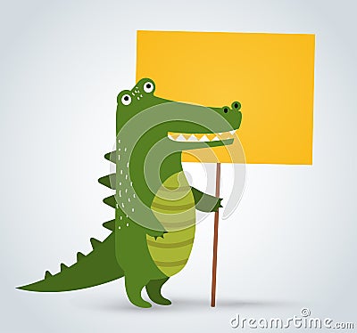 Wild animal zoo crocodile holding strike clean Stock Photo