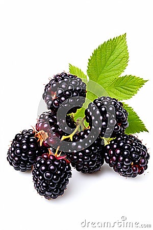 wild blackberries. blackberry berry Stock Photo