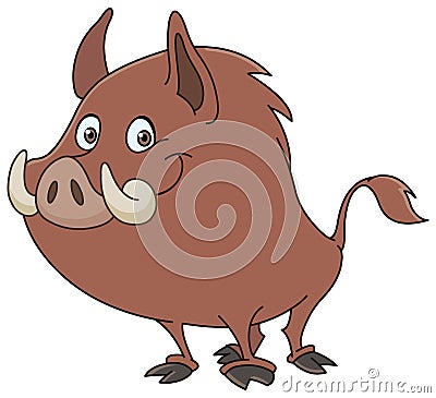 Wild boar Vector Illustration