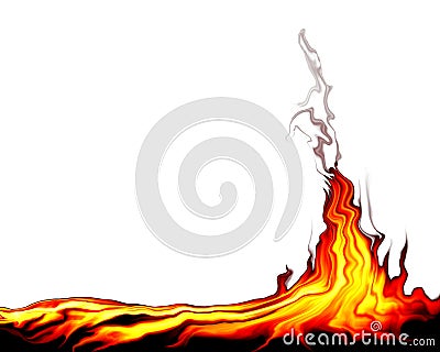 Wild Fire Stock Photo