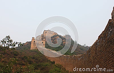 Wild great wall Stock Photo