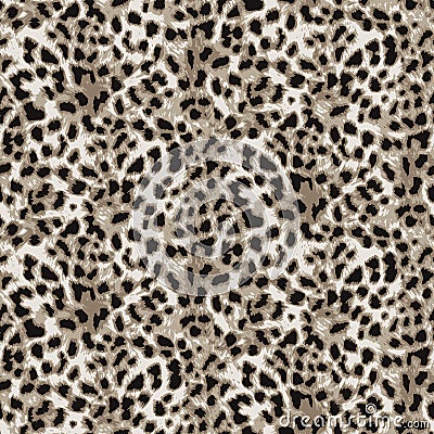 leopard skin seamless pattern on background Vector Illustration