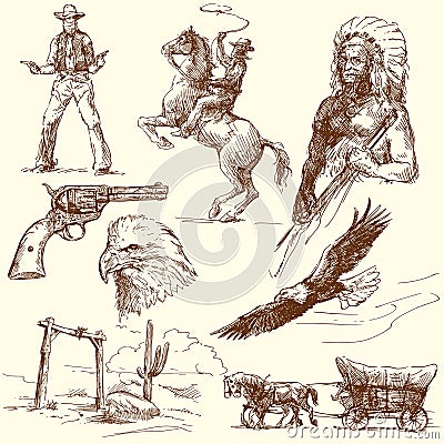 Wild west Stock Photo