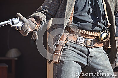 Wild west cowboy Stock Photo