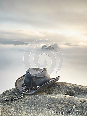 Wild west. Traditional american cowboy hat Stock Photo