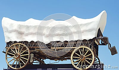 Wild west wagon Stock Photo