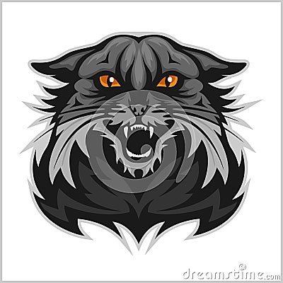 Wildcat mascot - sport team. Vector Illustration