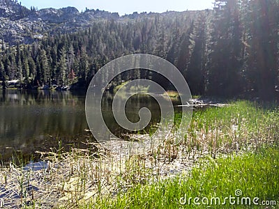 Wilderness in Trinity Alps California Stock Photo