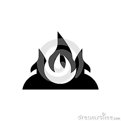 Wildfire icon Vector Illustration