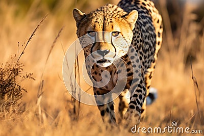 Wildlife cheetah africa nature cat animals predator grass carnivore safari savannah mammal Stock Photo