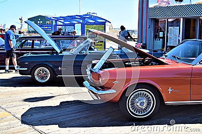 Wildwood Car show Editorial Stock Photo