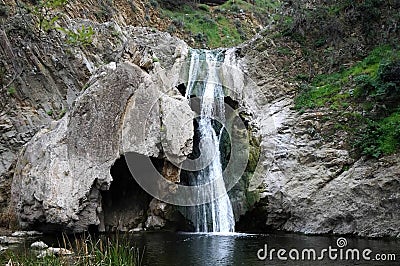 Wildwood Waterfall Stock Photo