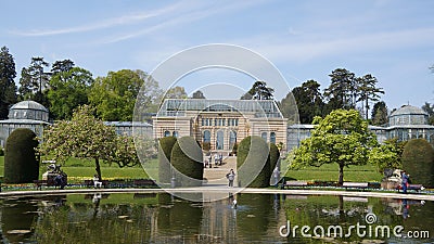 Wilhema Zoo Germany historical building park Stock Photo