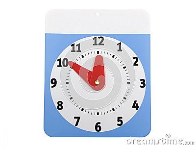 Will return clock Stock Photo