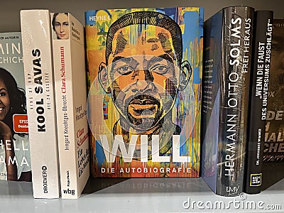 Will Smith Autobiography in a Bookstore Editorial Stock Photo