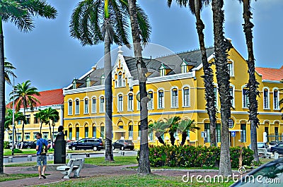 Willemstad, Curacao Editorial Stock Photo