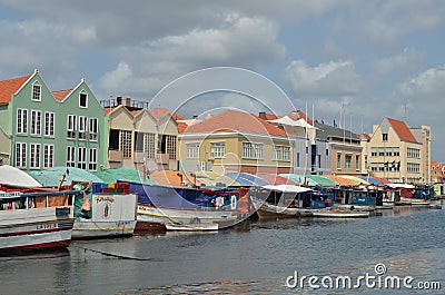 willemstad dutch netherlands antilles Caribic caribbi curacao island coast Editorial Stock Photo