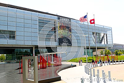 William Jefferson Clinton Presidential Library Editorial Stock Photo