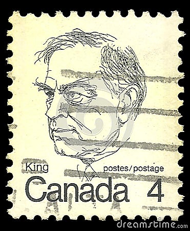 William Lyon Mackenzie King Editorial Stock Photo