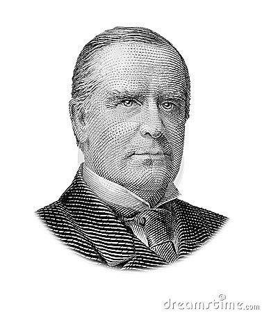 US President William McKinley Stock Photo