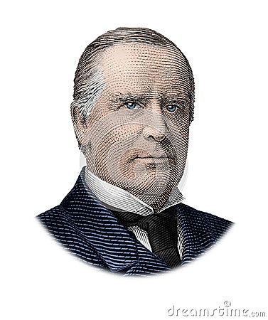 US President William McKinley Stock Photo