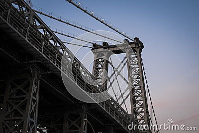 Williamsburg Bridge, New York City Stock Photo