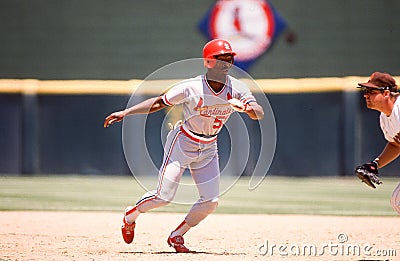Willie McGee Editorial Stock Photo