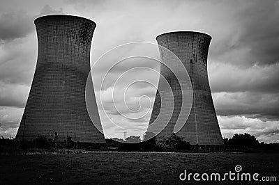 Willington Cooling Towers Stock Photo
