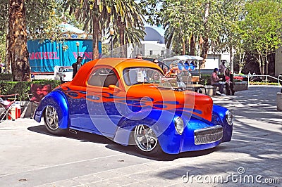 Willys Hot Rod Editorial Stock Photo